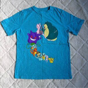 Pokemon | Vintage Blue Gen 1 Pokemon Short Sleeve Tee | Size Large